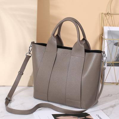 Rindsleder Nische Beliebt Mode Einzelne Schulter Crossbody Praktische Version Weiches Leder Gemüsekorb Pendler Einkaufstasche