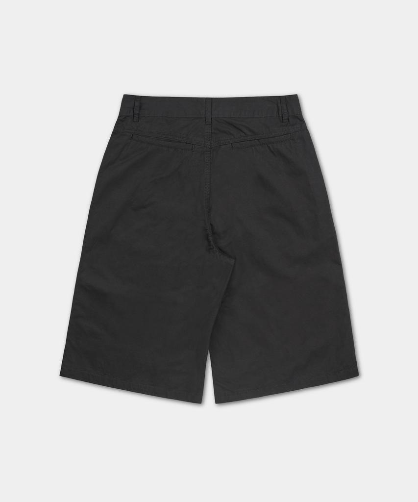 X Container Parachute Cotton Bermuda Pants (Black)