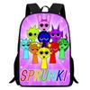 Rhythm Box Sprunki Spel Anime Rugzak Student Schooltas Computer Tas