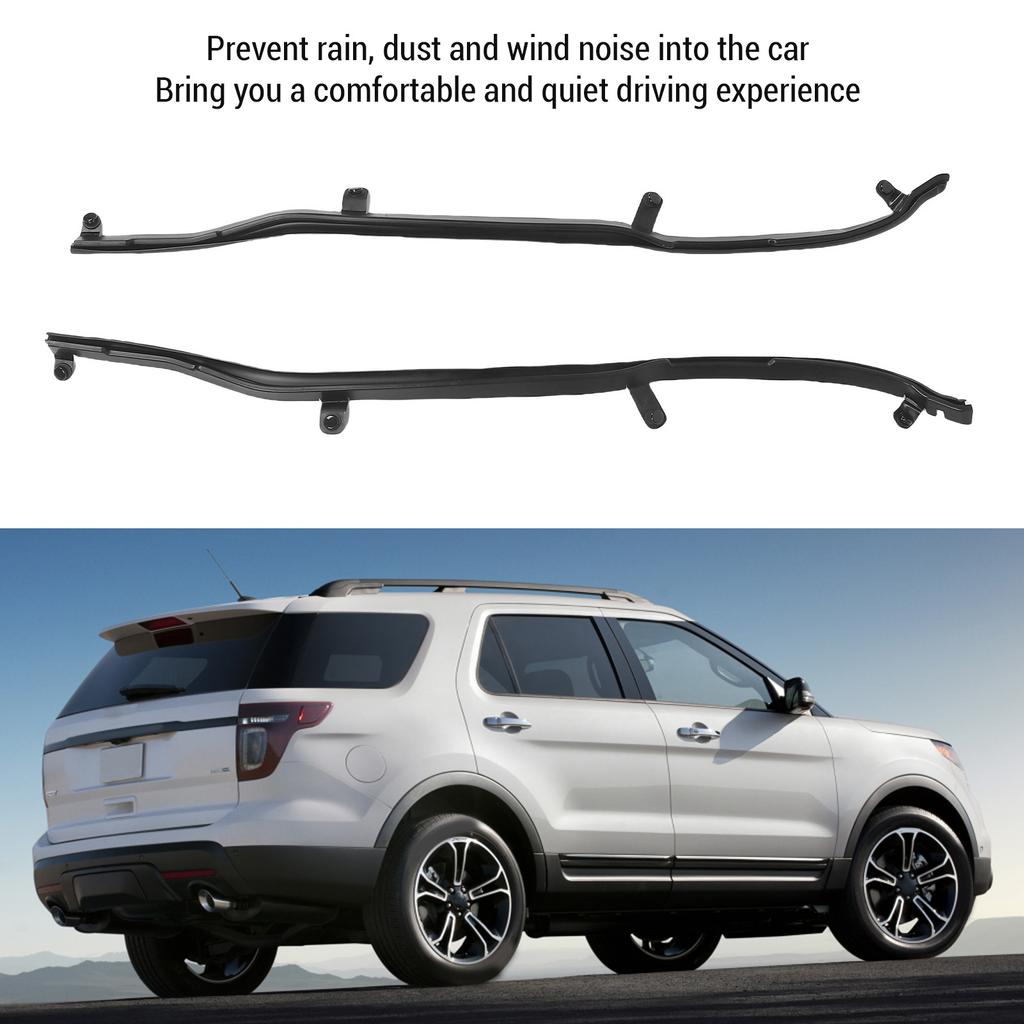 Rear Door Front Weatherstrip Seals BB5Z7825325B Right Left Weather Stripping Door Strip Replacement for Explorer 2011-2019