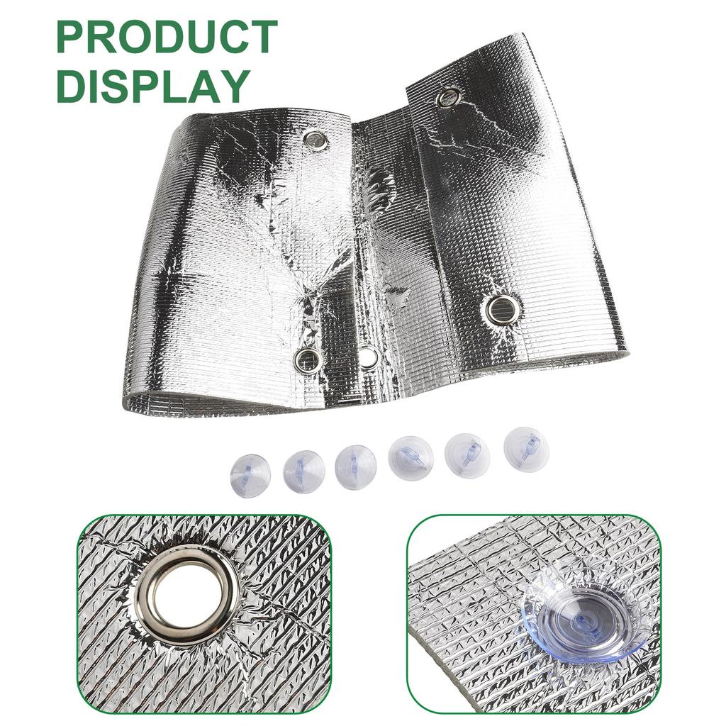 Doppelschichtige Aluminiumfolien-Isolierfolie Schärpe Dachisolierung Beschattung Fensterisolierung Baumwolle Auto Sonnenschutz Sonnenschutzfolie