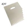 Cake Decorating Comb Stainless Steel Scraper with Multi-faceted Sawtooth, Rectangle/Pentagon/Triangle/Semi-circle Shape Cream Multipurpose Kitchen