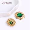 Necklace Clasps,18K Gold Plated Green Zircon Pearl Clasp For Jewelry,Fasteners For Bracelets Accessories,DIY Connectors Clasps