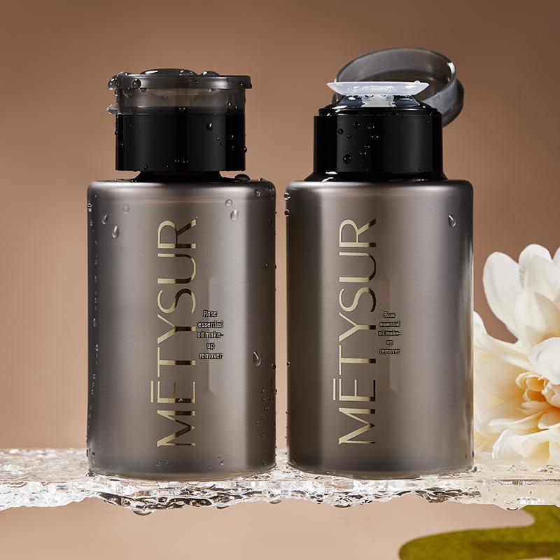 Mei Ti Xiu Rose Essential Oil Gentle Deep Cleansing Makeup Remover for Eyes, Lips, and Face