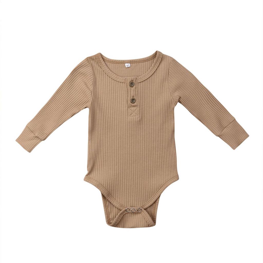 Neugeborenes Baby, Mädchen, Junge, einfarbig, Rüschen, Strampler, Bodysuit, Overall, Outfit, Kleidung, 0–24 Monate