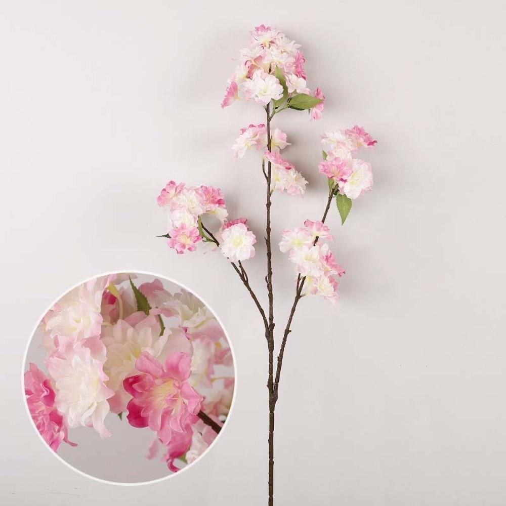 Green Leaves Faux Sakura Flower Branch Real Touch Simulation Floral Fake Flower  Mother's Day Gift