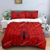 Fashion 3D Exquisite Red Black Spider Anime Digital Printing Bedding Set Duvet Cover Comforter Bed Youth Kids Girl Boys Gift