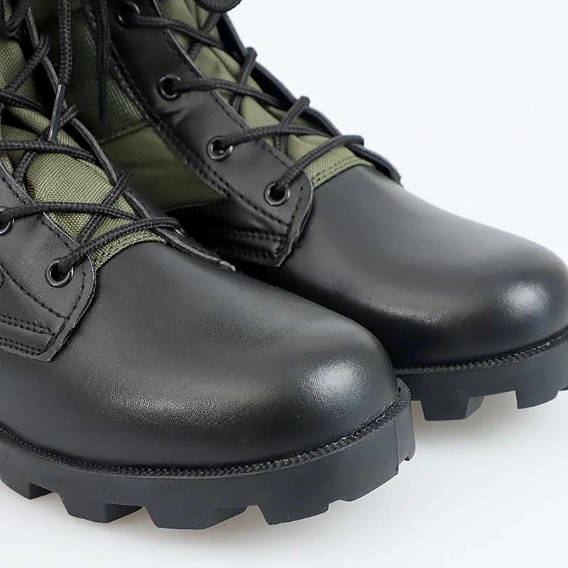 Men Boots High Top Panama Desert Army Green Outdoor Hiking Boots Camouflage Combat Outdoor Training Motorcycle Boots