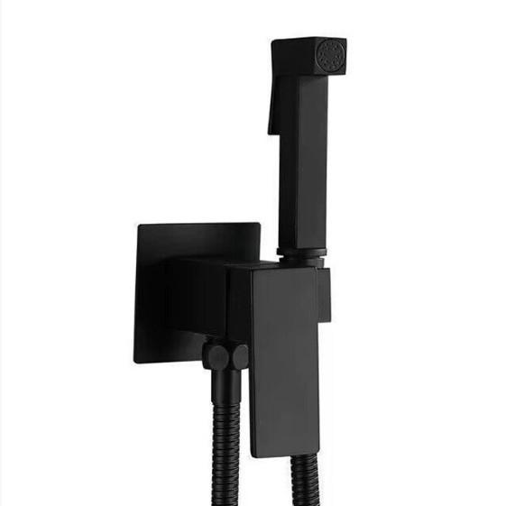 

Настінний гарячий та холодний повністю мідний біде-спрей душ змішувач Valve + Gun + 1.5m Hose