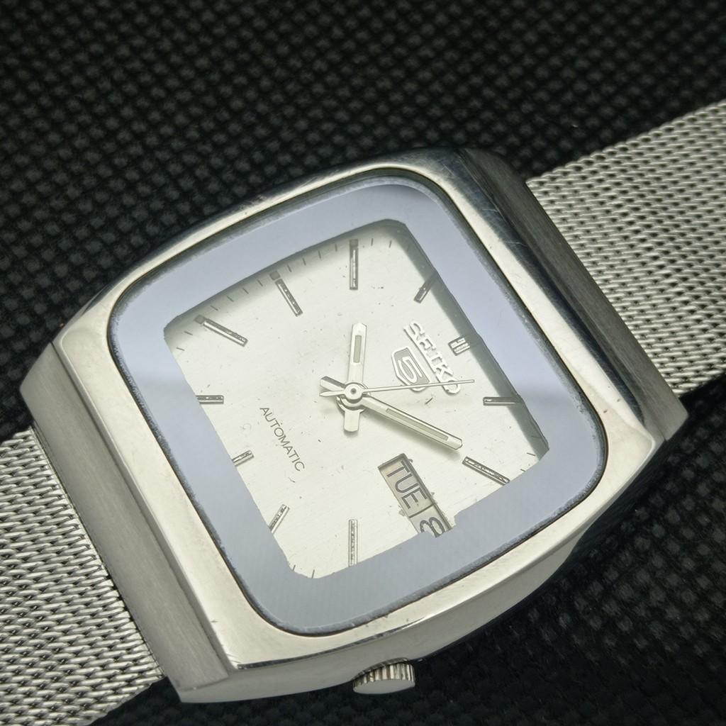 USED VINTAGE SEIKO 5 AUTO 7009A JAPAN MENS D/D ORIGINAL DIAL WATCH 602-a313595-2