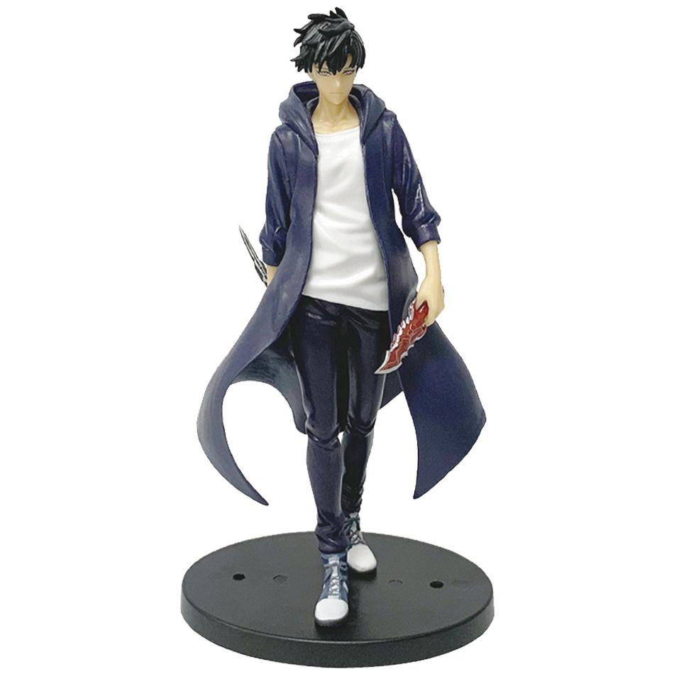 

In Stock Solo Leveling Shadow King Figure Sung Jinwoo Cheng Xiaoyu Handheld Model Desktop Ornament Anime Collection Model Gifts