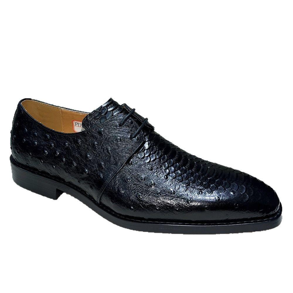 Luxury Trend Crocodile Pattern Dress Party Leather Shoes Men'S Business Dress Men'S Shoes Pointed British Cowhide Derby Shoes