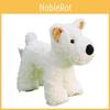West Realistic Highland Terrier Plush Toy With Polyester Filling Kids For