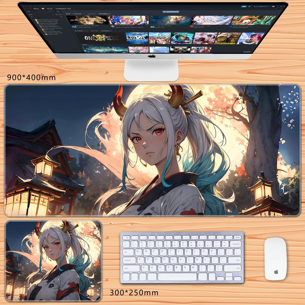 Oversized Chłopcy Anime Roronoa Zoro Dwuwymiarowy Duży Rozmiar Podkładka pod Klawiaturę do Gier Biurowa Podkładka pod Mysz Wysoka Rozdzielczość Anime ONE PIECE Skórzana Podkładka pod Mysz