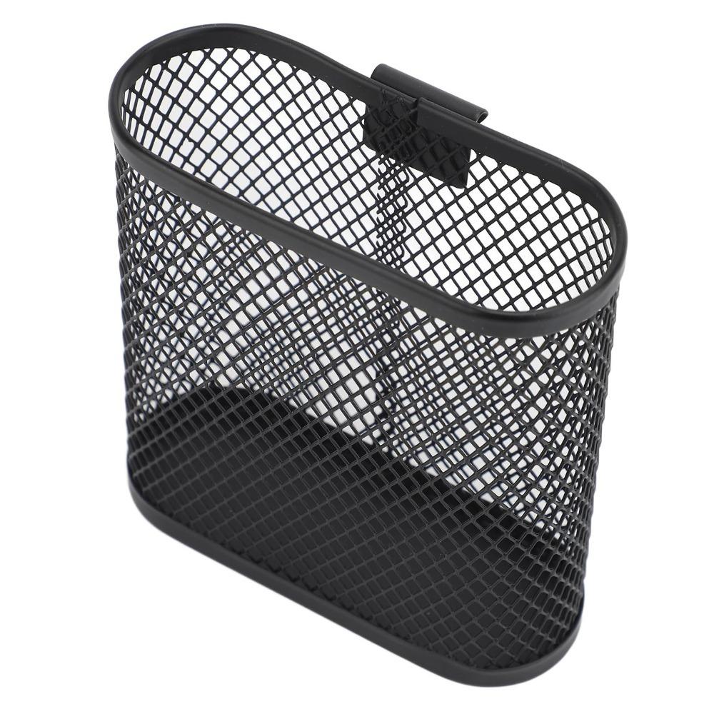 Metal Wall Mount Pen Holder Oval Shape Desk Side Pen Organizer Whiteboard Organization