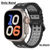 Ocean Silicone Strap for Apple Watch Ultra 2 49mm Band Breathable Bracelet for iWatch Series 10 46mm 42mm 9 8 7 6 SE 45mm 44mm