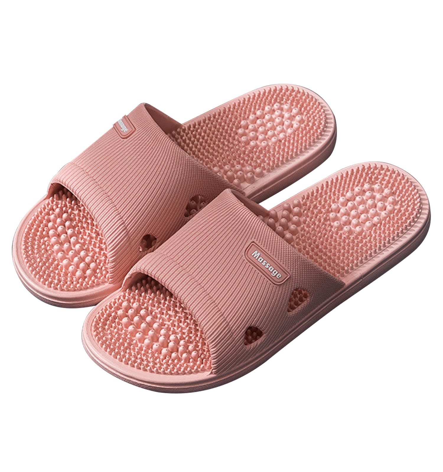 

NYANDELMO Здоровые рефлексологические сандалии, тапочки, для дома, балкона, ванной, розовые, средние, ND-0054-R09-PKM розовый