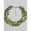 Fashion Retro Green Shell Multi-Layer Twin Necklace Bohemia Accessible Luxury Crystal String Beads Clavicle Chain Neck Chain Tide