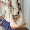 Fashion Faux Suede Women's Plush Shoulder Bags Winter Letter Female Large Crossbody Bag Double Sided Casual Tote Travel Handbags