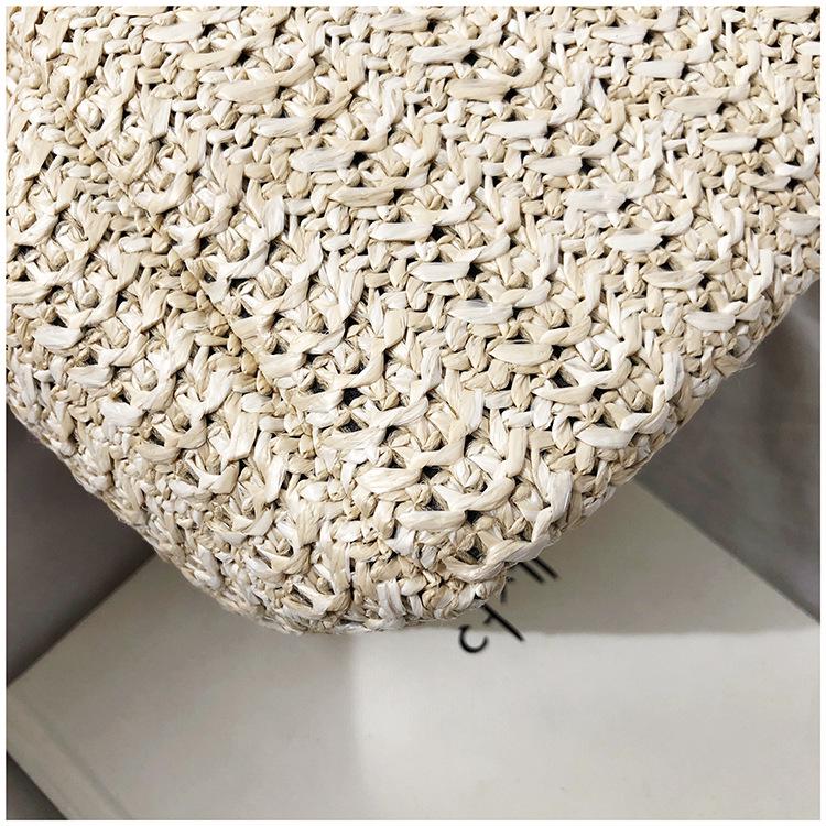 Mouth Gold Small Bag Female Wild Messenger Bag Chain Shoulder Fashion Clip Mouth Straw Bag