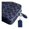 Coach Charter 19 Removable Shoulder Strap Denim Shoulder Bag Small Men shoulder bag Dark-Blue CAM69-DEB