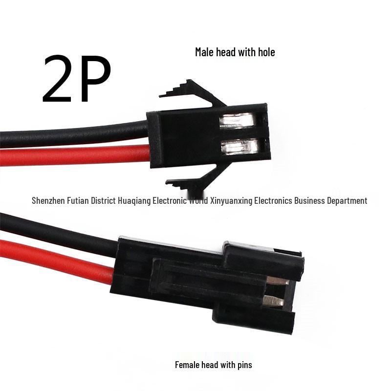 SM Plug-in Wire 2P-6P Male-Female 2.54mm Terminal LED Connection for Aircraft Mating