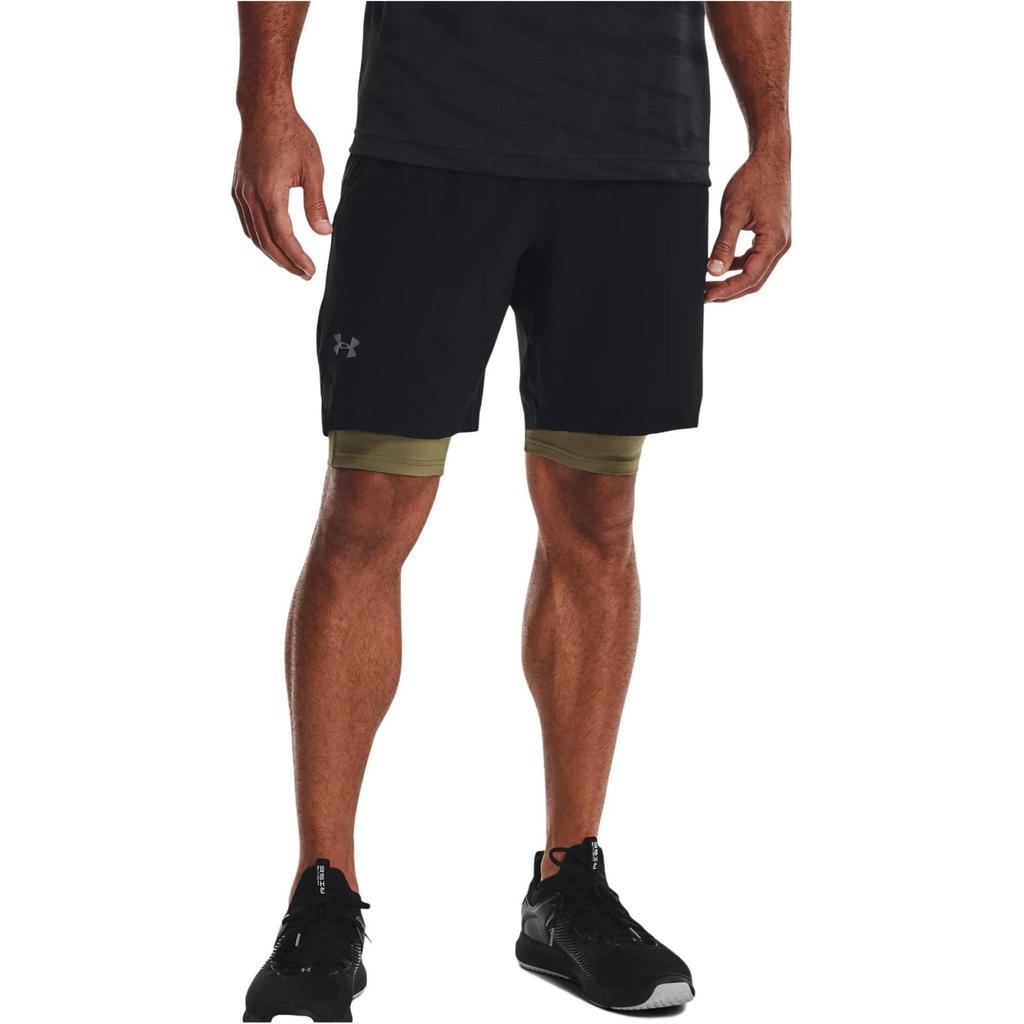 Under Armour Breathable Woven Sports Casual Shorts Men Shorts Black 1370382-001