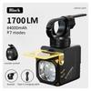 Phare de vélo étanche avec ligne de coupure Lampe avant à suspendre au guidon de vélo Lampe de plafond pour VTT Accessoires pour vélo