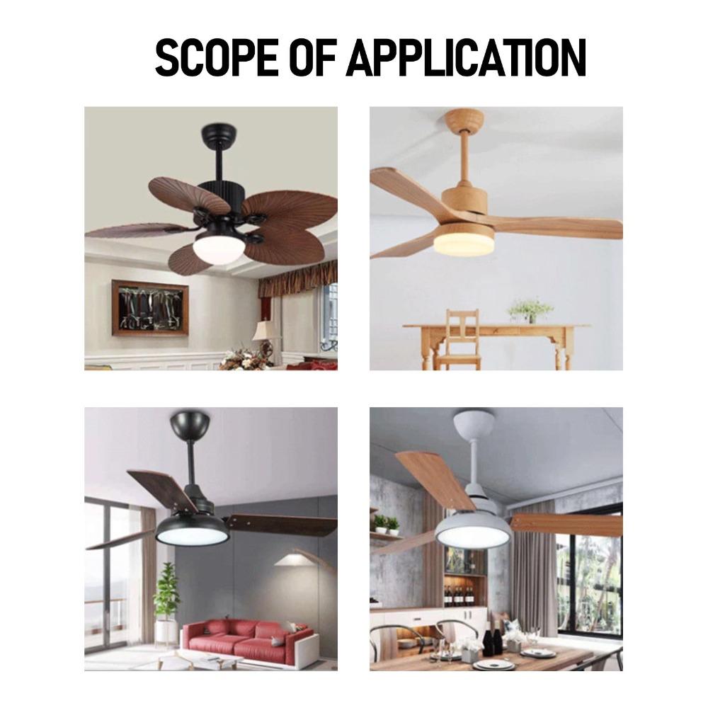 4inch Ceiling Fan LED Light 3CCT LED Ceiling Fan Retrofit Kit  Flush Mount