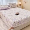 Warm Thick Bed Sheet for Winter Single/Queen/King Fleece Pluffy Fitted Bed Sheet Cartoon Mattress Cover(pillowcase need order)