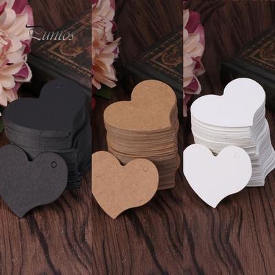 DIY Wellenkante Liebe Herz Geschenkpapier Etikett Preis Hängeetiketten Hochzeit Partykarten