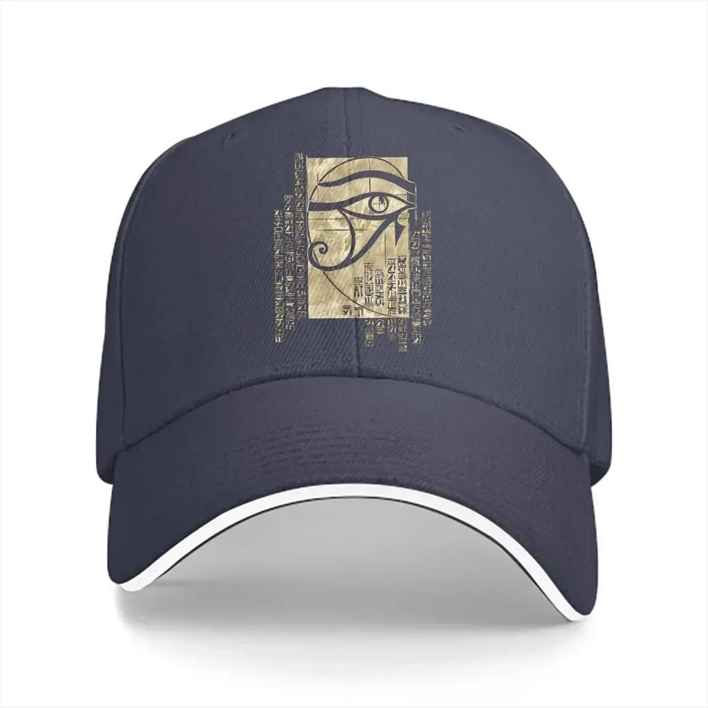 Eye Of Horus Baseball Caps Peaked Cap Fibonacci Sequence Golden Ratio Sun Shade Hats For Men Women