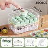 30 Grids Pressing Ice Cube Tray Block Mold Press Ice Making Mold Summer Ice Maker Tool Household Sealed Ice Maker Kitchen