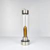 Hexagonal Prism Crystal Glass Water Cup with Magic Wand Spa Design - Custom Logo Option Available
