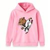 Kids Boys Girls Hoodie, Cute Capybara Taekwondo Karate Print Casual Pullover Sweatshirt for Children Daily Wear