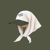 Headscarf Hat, Men's and Women's, Color Blocked Strap Duckbill Hat, Summer Sun Shading, Versatile, Letter Embroidery, Toe Cap