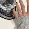 Mosxe [925silver] Star Frame Ring