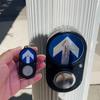 Portachiavi Pulsante Semaforo Pedonale Australiano con Suono Decorazione Creativa Regalo Portachiavi Accessorio Divertente Ciondolo da Appendere