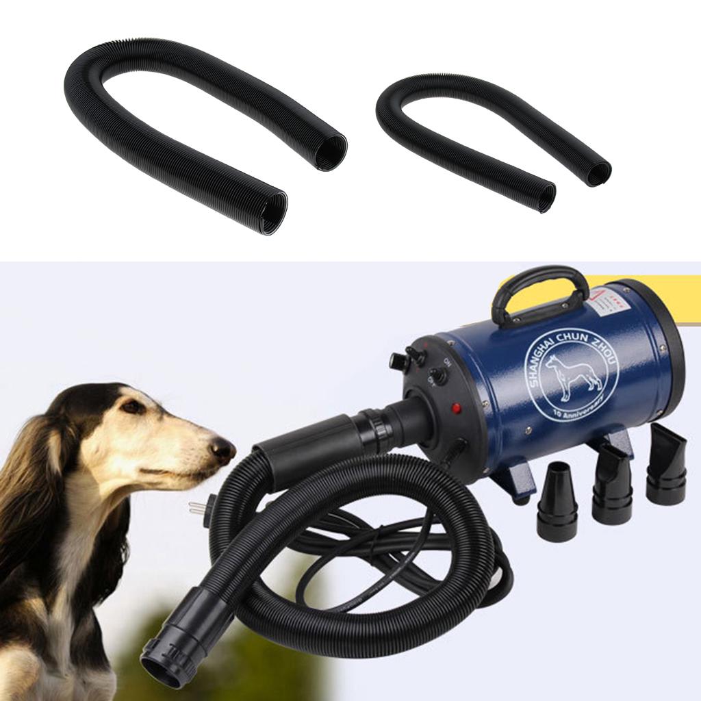 Tuyau Flexible pour Sèche-cheveux de Toilettage pour Animaux de Compagnie Fixation Résistante à la Chaleur pour Soins Professionnels des Chiens