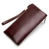 MVA Luxury Wallet Men Genuine Leather Purse For Male Coins Long Wallets Thin Purses Leather Female Money Pockets 8805