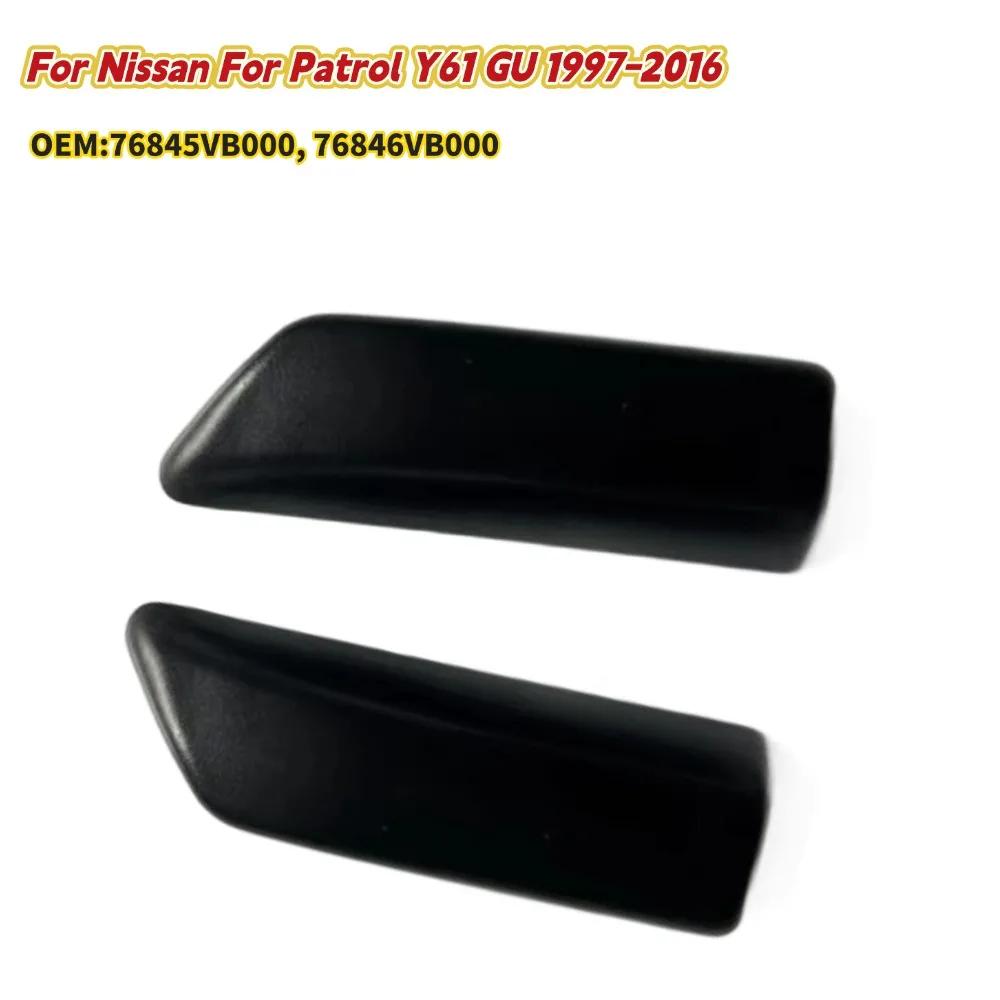 

1Pair Front Roof Gutter Moulding End Cap Set For Nissan For Patrol Y61 GU 1997-2016 Plastic Front,Left&Right China Mainland