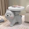 Bear Floor Ornaments Living Room TV Cabinet Sofa Side Coffee Table Tray Decorations Light Luxury Living Room Decoration
