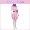 Kostium Cosplay Bulmy z Dragon Ball na Halloween i Wydarzenia Anime Con Wykonany z Poliestru w Uroczej Stylizacji Dla Kobiet