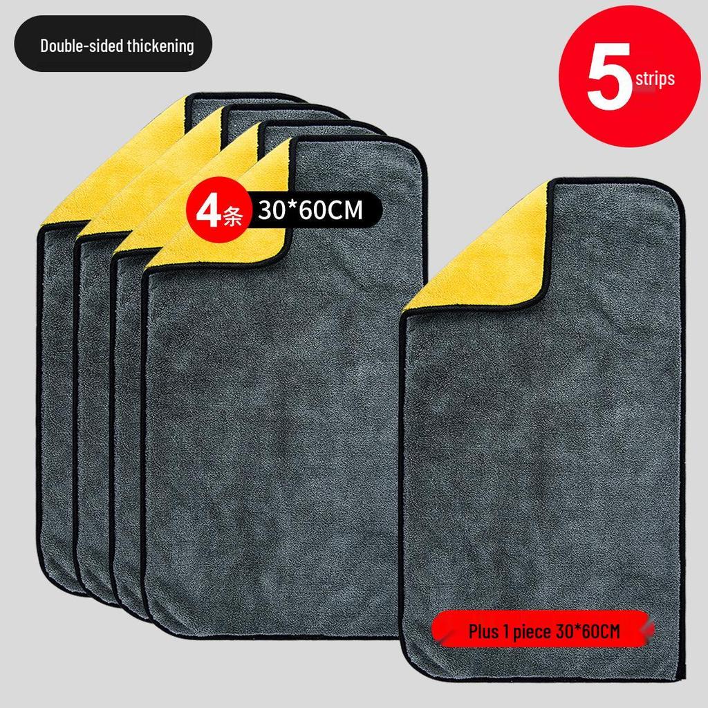 Advanced Lint-Free Car Wash Towel: Thick, Absorbent, Large, and Watermark-Free