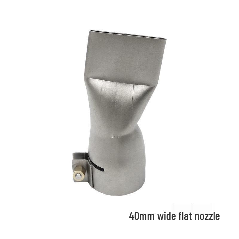 1600W Plastic Welding Hot Air Gun with Triangle Nozzle, Y Nozzle, Round Nozzle, 40mm Flat Nozzle
