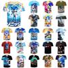 Vibrant Sonic The Hedgehog Printed T-shirt For Kids With Short Sleeves And Comfort Fit