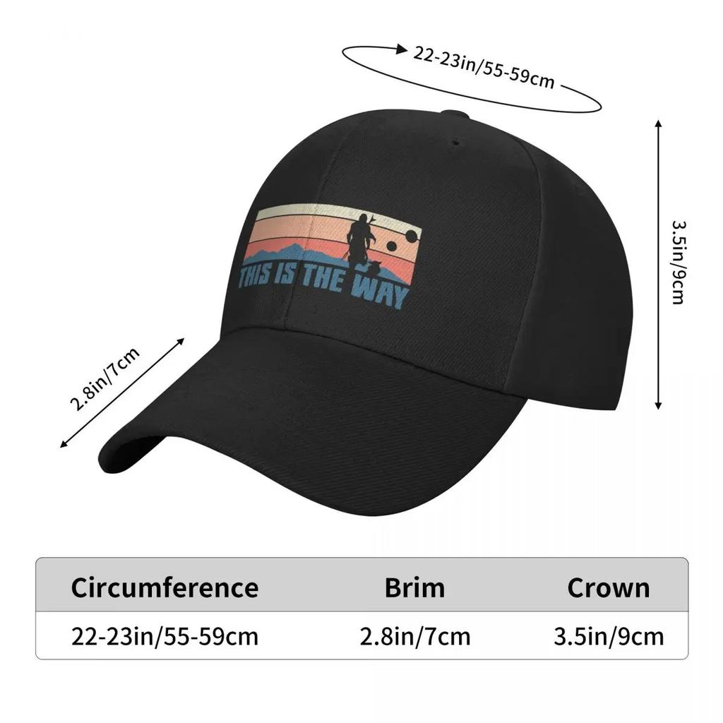 This Is the Way Retro Vintage Sunset Baseball Cap Fashion Beach Luxury Caps Trucker Hat Women's Hats Men's