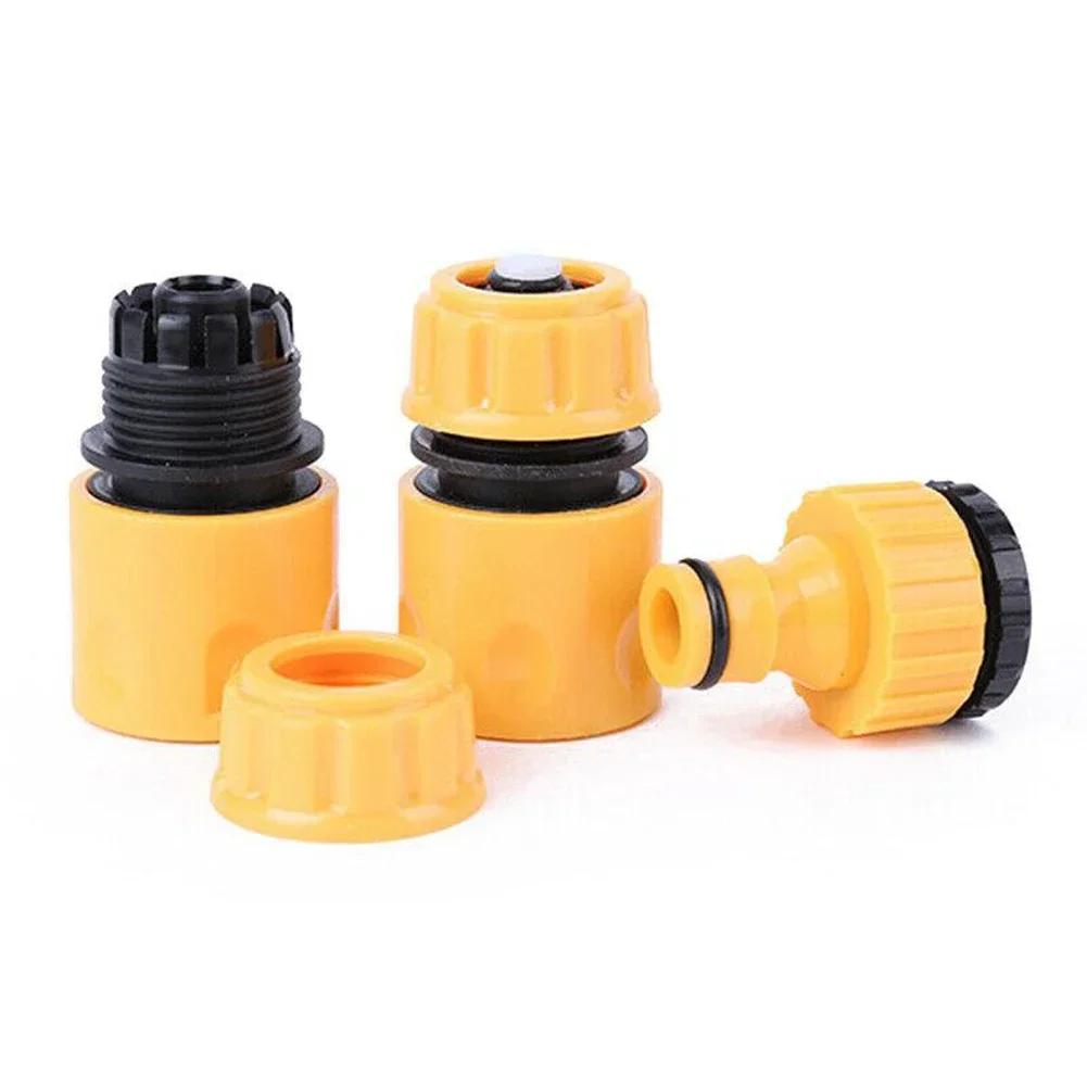 Set Hose Pipe Tab Connectors Water Hose Tap Connector ABS Plastic Accessories Conection Brand New High Quality