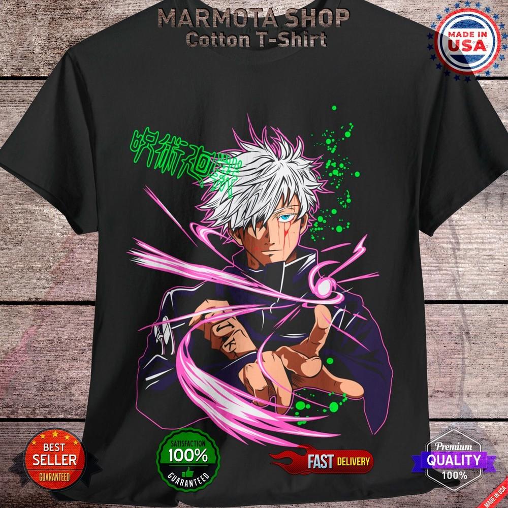 

Gojo Satoru Jujutsu Kaisen T-Shirt Sukuna Anime Japanese Tee Shirt Manga JJK All 2XL