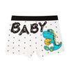 4 Pezzi Boxer da Ragazzo in Cotone Stampa Cartoni Animati Morbido Traspirante Biancheria Intima per Bambini Pantaloncini Piccoli Ragazzi